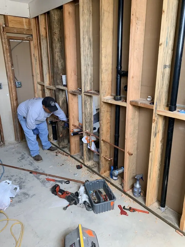Commercial rough-in plumbing for Gas Line Repair in East Kapolei